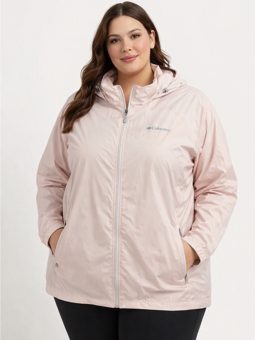 5/$50 Columbia Women's Light Pink Hooded Jacket